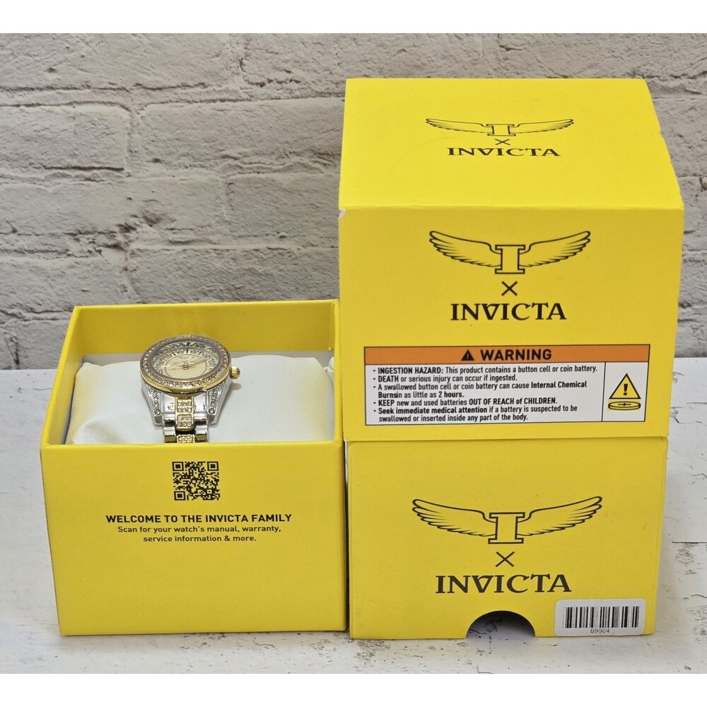 Invicta Wildflower I by Invicta Women's Watch 32mm Gold Steel 69064 Brand New - Picture 2 of 5